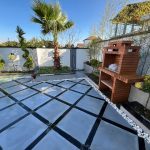 ویلای استخردار روفگاردن نما مدرن