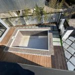 ویلای استخردار روفگاردن نما مدرن