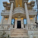 ویلای استخردار تریبلکس نما کلاسیک