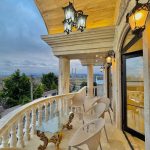 ویلای استخردار تریبلکس نما کلاسیک