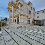 ویلای استخردار تریبلکس نما کلاسیک