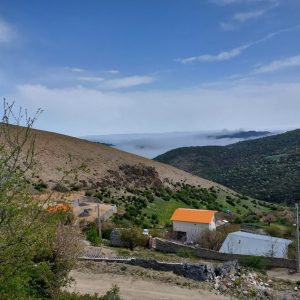 زمین کوهستانی در چالوس روستای دلیر